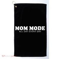 Mom Mode All Day Every Day Golf Towel thumb 0