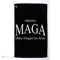 Maga Make Abigail Go Away Virginia Golf Towel thumb 0
