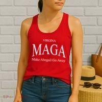 Maga Make Abigail Go Away Virginia Women's Tank Top thumb 2