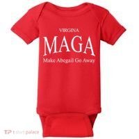 Maga Make Abigail Go Away Virginia Baby Bodysuit thumb 0