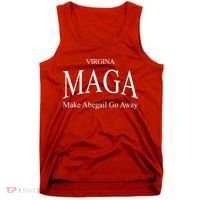 Maga Make Abigail Go Away Virginia Tank Top thumb 0