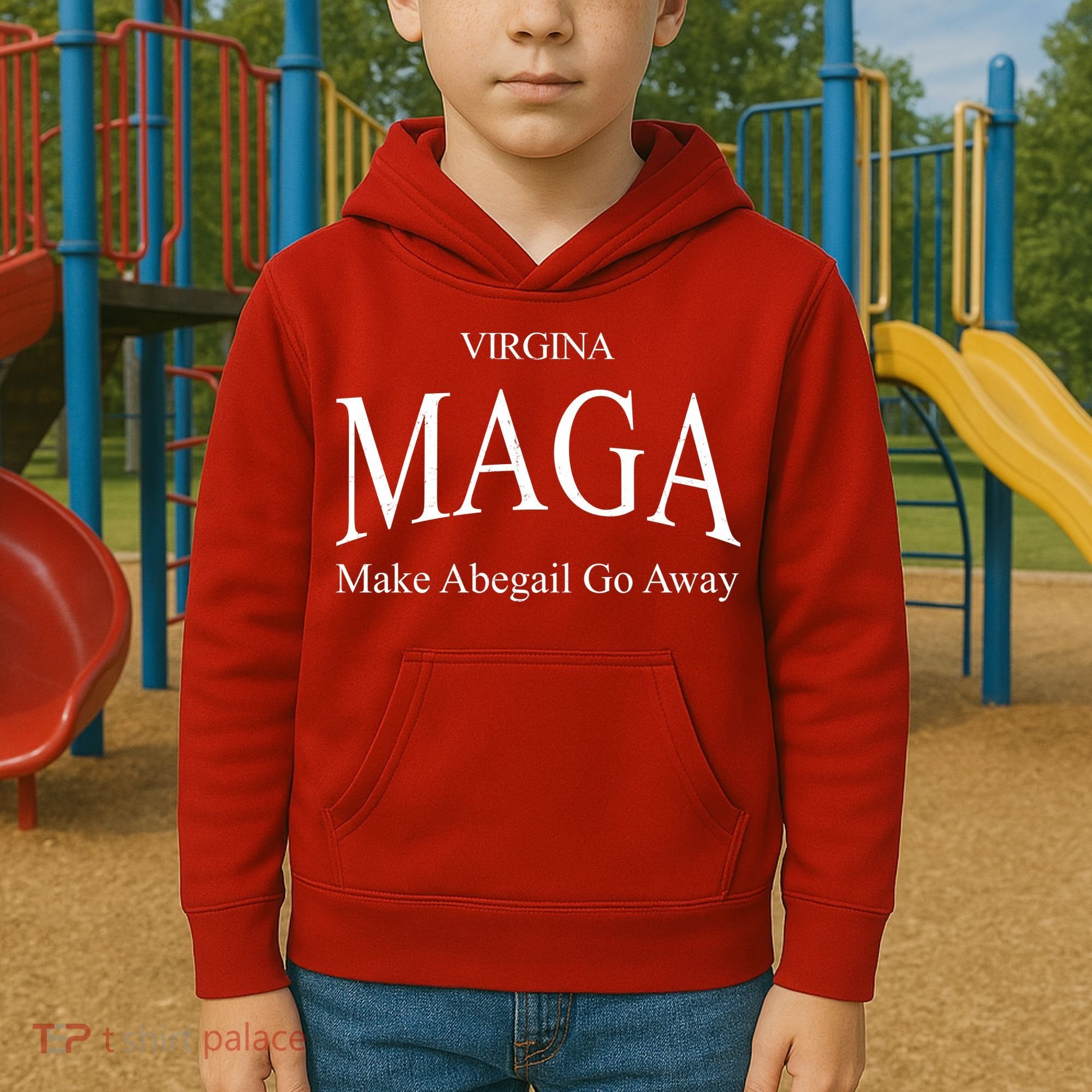 Maga Make Abigail Go Away Virginia Kids Hoodie