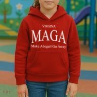 Maga Make Abigail Go Away Virginia Kids Hoodie thumb 3