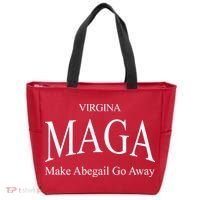 Maga Make Abigail Go Away Virginia Tote Bag thumb 0