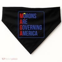 Maga Morons Are Governing America USA-Made Doggie Bandana thumb 0