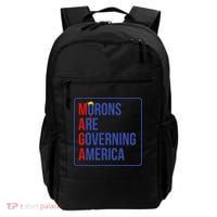 Maga Morons Are Governing America Backpack thumb 0