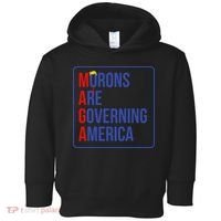 Maga Morons Are Governing America Toddler Hoodie thumb 0