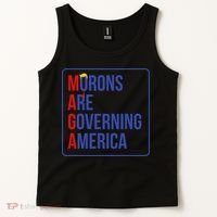 Maga Morons Are Governing America Tank Top thumb 2