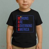 Maga Morons Are Governing America Toddler T-Shirt thumb 2