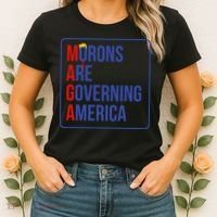 Maga Morons Are Governing America Women's T-Shirt thumb 2