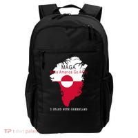 MAGA Make America Go Away Greenland Map Backpack thumb 0