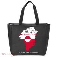 MAGA Make America Go Away Greenland Map Tote Bag thumb 0