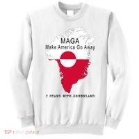 MAGA Make America Go Away Greenland Map Sweatshirt thumb 0