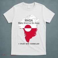 MAGA Make America Go Away Greenland Map T-Shirt thumb 5
