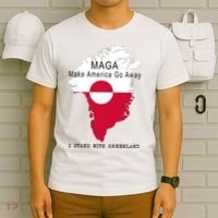 MAGA Make America Go Away Greenland Map T-Shirt thumb 6
