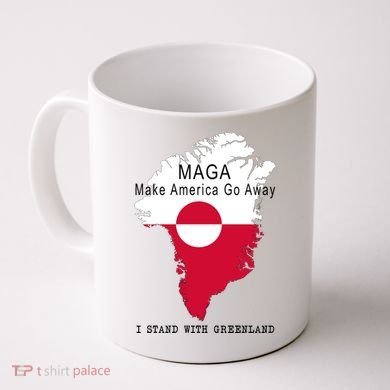 MAGA Make America Go Away Greenland Map Coffee Mug
