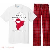 MAGA Make America Go Away Greenland Map Pajama Set thumb 0