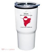 MAGA Make America Go Away Greenland Map Tumbler thumb 0