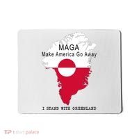 MAGA Make America Go Away Greenland Map Mousepad thumb 0