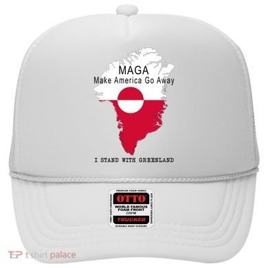 MAGA Make America Go Away Greenland Map Hat