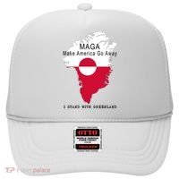 MAGA Make America Go Away Greenland Map Hat thumb 0