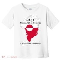 MAGA Make America Go Away Greenland Map Toddler T-Shirt thumb 0