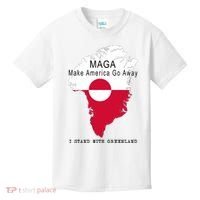 MAGA Make America Go Away Greenland Map Kids T-Shirt thumb 0