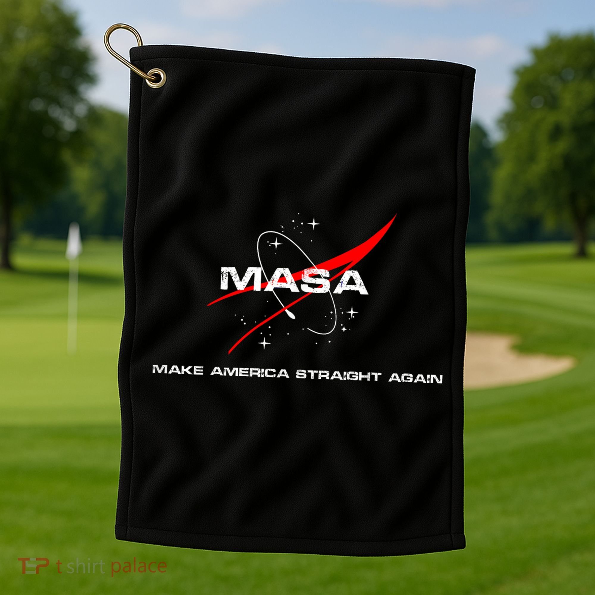 MASA Make America Straight Again Golf Towel