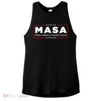 MASA Make America Straight Again Ladies PosiCharge Tri-Blend Wicking Tank thumb 0