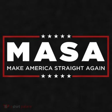MASA Make America Straight Again Ladies PosiCharge Tri-Blend Wicking Tank