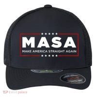 MASA Make America Straight Again Flexfit Unipanel Trucker Cap thumb 0