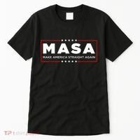 MASA Make America Straight Again Tall T-Shirt thumb 0