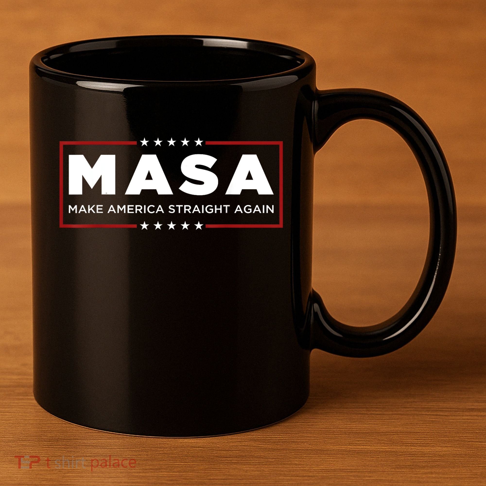 MASA Make America Straight Again 11oz C Handle Ceramic Mug