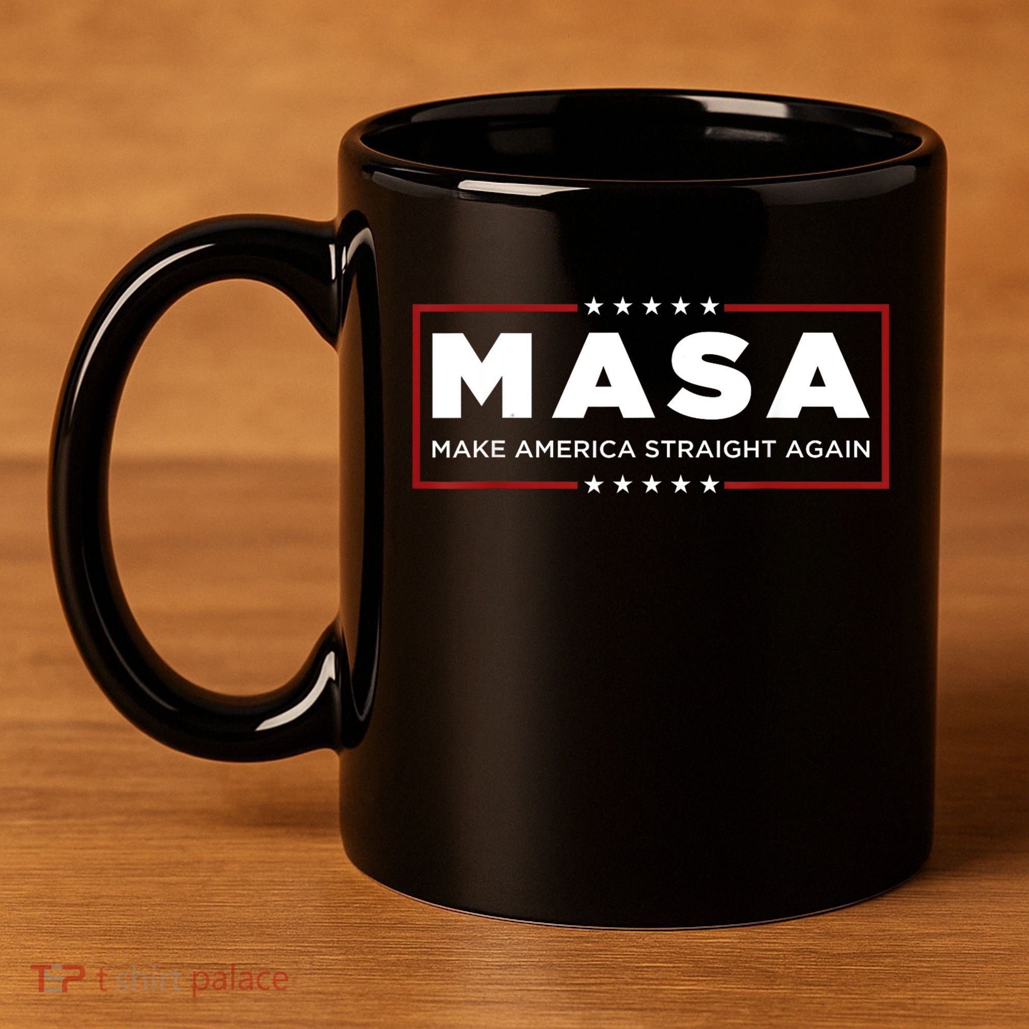 MASA Make America Straight Again 11oz C Handle Ceramic Mug