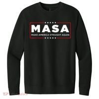 MASA Make America Straight Again V.I.T. Fleece Crew Sweatshirt thumb 0
