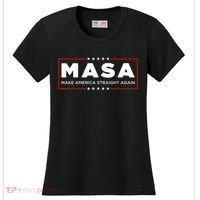 MASA Make America Straight Again Women's Cooling Performance Crew T-Shirt thumb 0