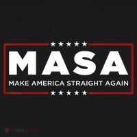 MASA Make America Straight Again Tie-Dye Long Sleeve Shirt thumb 2