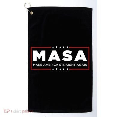 MASA Make America Straight Again Golf Towel