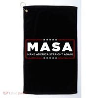 MASA Make America Straight Again Golf Towel thumb 0