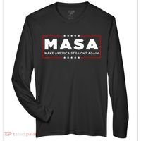 MASA Make America Straight Again Zone Performance Long-Sleeve T-Shirt thumb 0