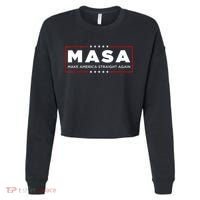 MASA Make America Straight Again Cropped Pullover Crew thumb 0