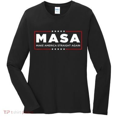 MASA Make America Straight Again Women's Long Sleeve Shirt