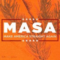 MASA Make America Straight Again Kati Licensed 12" Camo Cuffed Beanie thumb 2