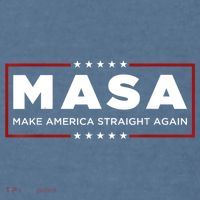 MASA Make America Straight Again Comfort Colors Garment-Dyed Hooded Sweatshirt thumb 2