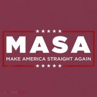 MASA Make America Straight Again 16oz Travel Tumbler thumb 2
