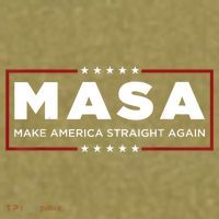 MASA Make America Straight Again Garment-Dyed Women's Muscle Tee thumb 6