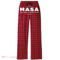 MASA Make America Straight Again Women's Flannel Plaid Pajama Pants thumb 0