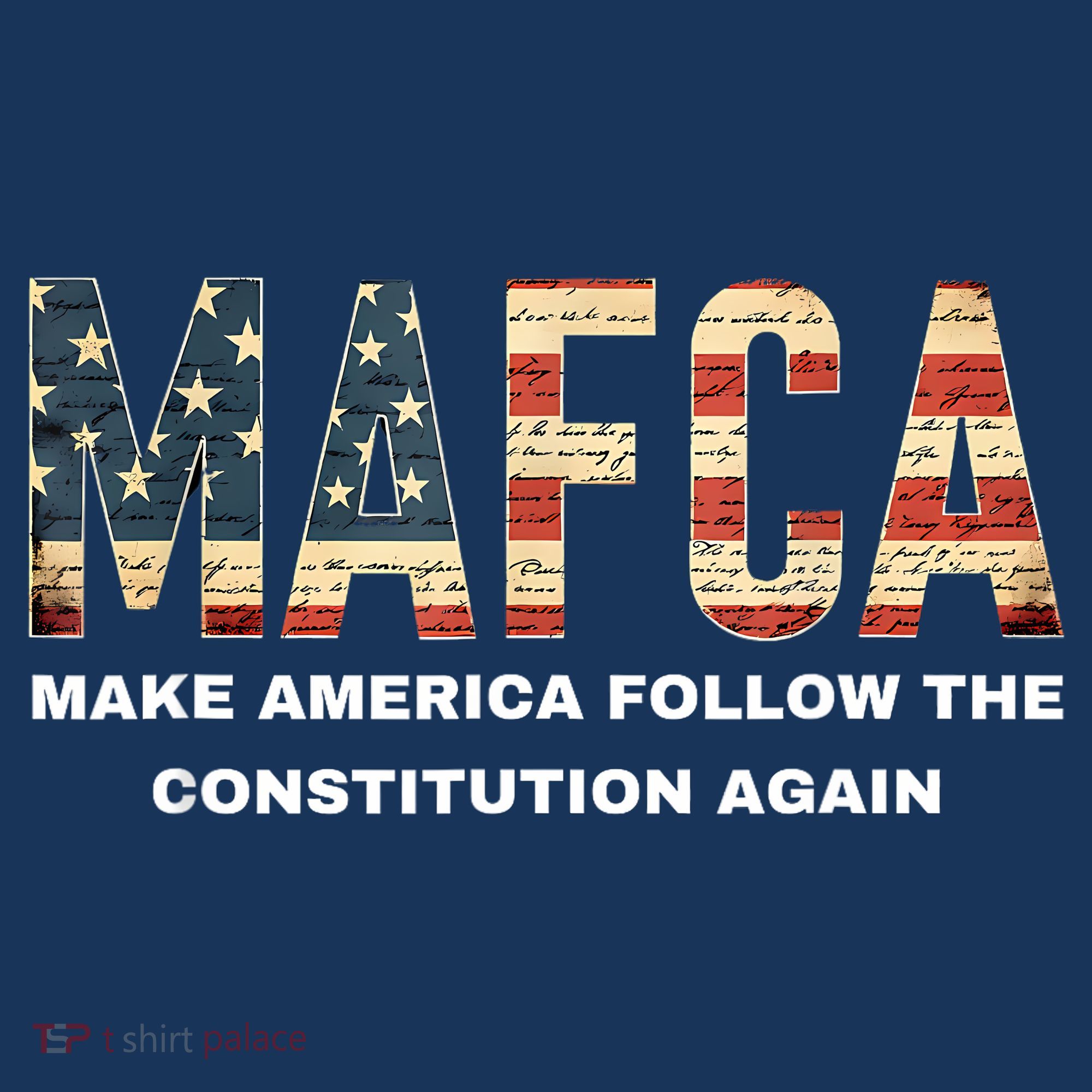Mafca Make America Follow The Constitution Again Vintage T-Shirt