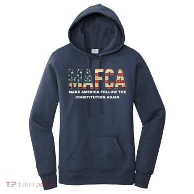 Mafca Make America Follow The Constitution Again Vintage Women's Hoodie