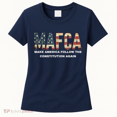 Mafca Make America Follow The Constitution Again Vintage Women's T-Shirt